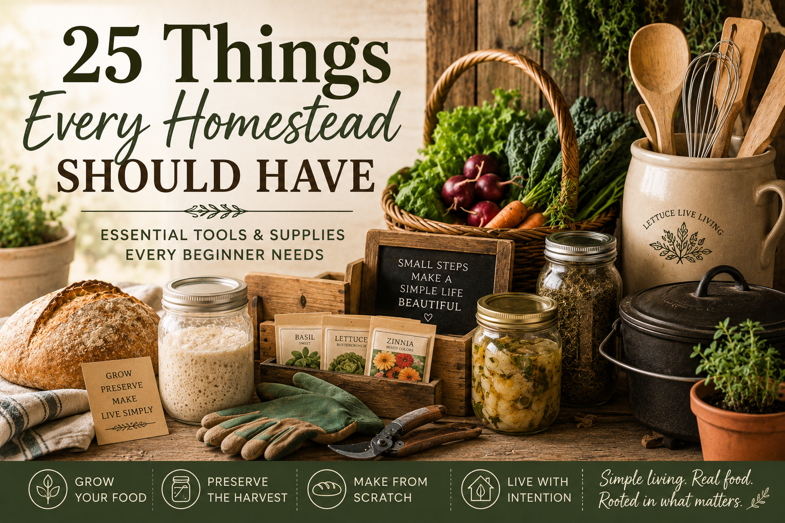 25 Things Every Homestead Should Have