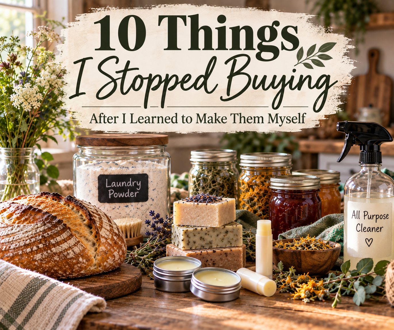 10 Things I Stopped Buying After I Learned to Make Them Myself