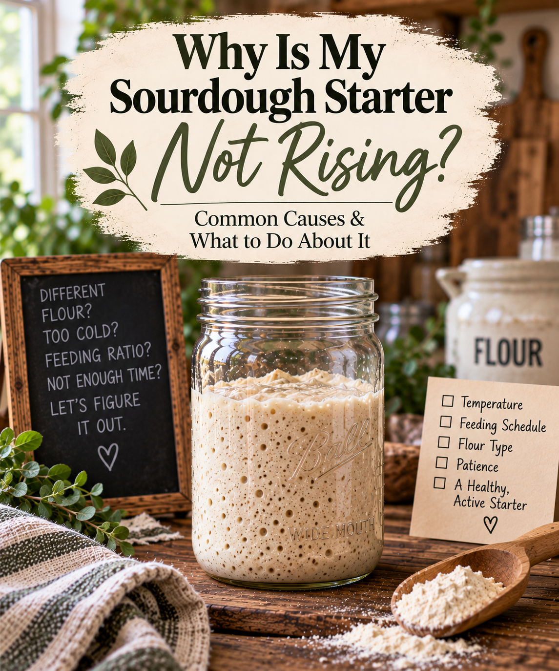 Why Is My Sourdough Starter Not Rising?