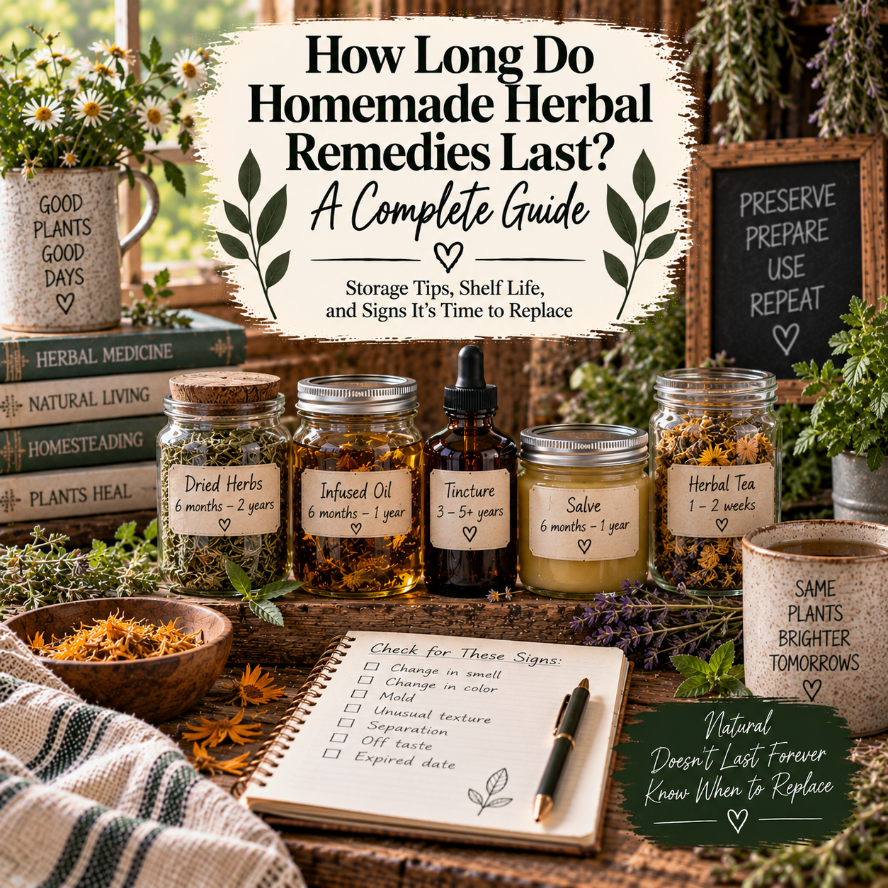 How Long Do Homemade Herbal Preparations Last?