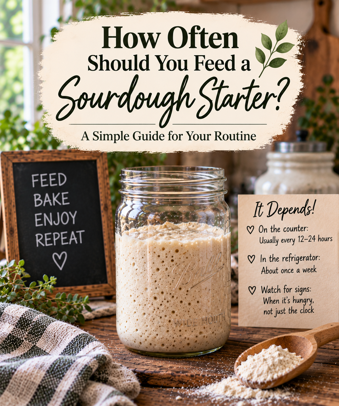 How Often Should You Feed a Sourdough Starter?