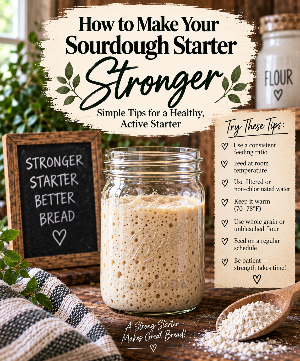 How to Make Your Sourdough Starter Stronger